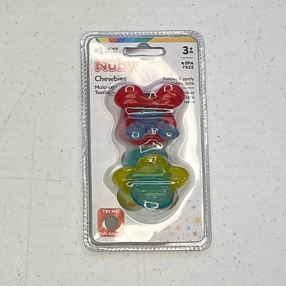 Nuby Chewbies multi-Textured teethers
